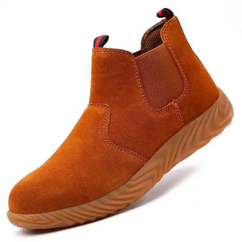 Рабочие ботинки со стальным носком защитная обувь мужские неразрушаемые рабочие