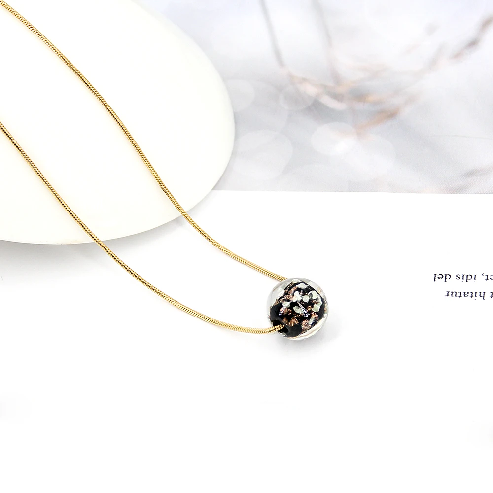 Простое Ожерелье для женщин металлическая тонкая цепочка серебристого цвета