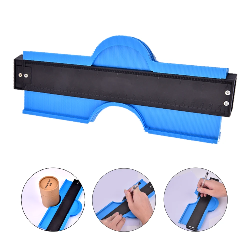 12/25 см Мультифункциональный дубликатор для контурных профилей плиточный ламинат