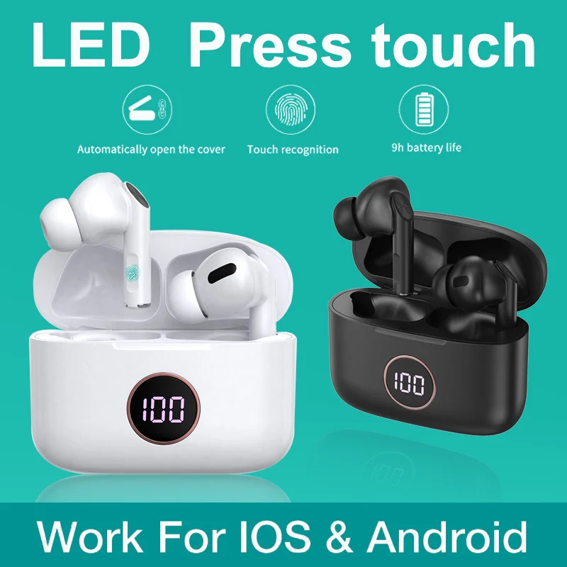 

Bluetooth wireless headset for aerodings Pro 3, two touch control sports helmet, 300 MAH charging box for apple and Android