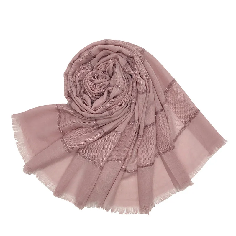 

Премиум мусульманский хлопковый головной платок, исламский Блестящий хиджаб, шарф, женские шарфы, женский шарф