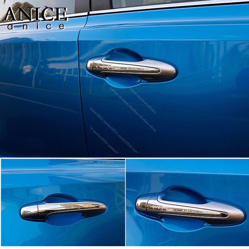 

8pcs Chrome Side Door Handle Covers trim For Toyota RAV4 2013 2014 2015 2016 2017 2018