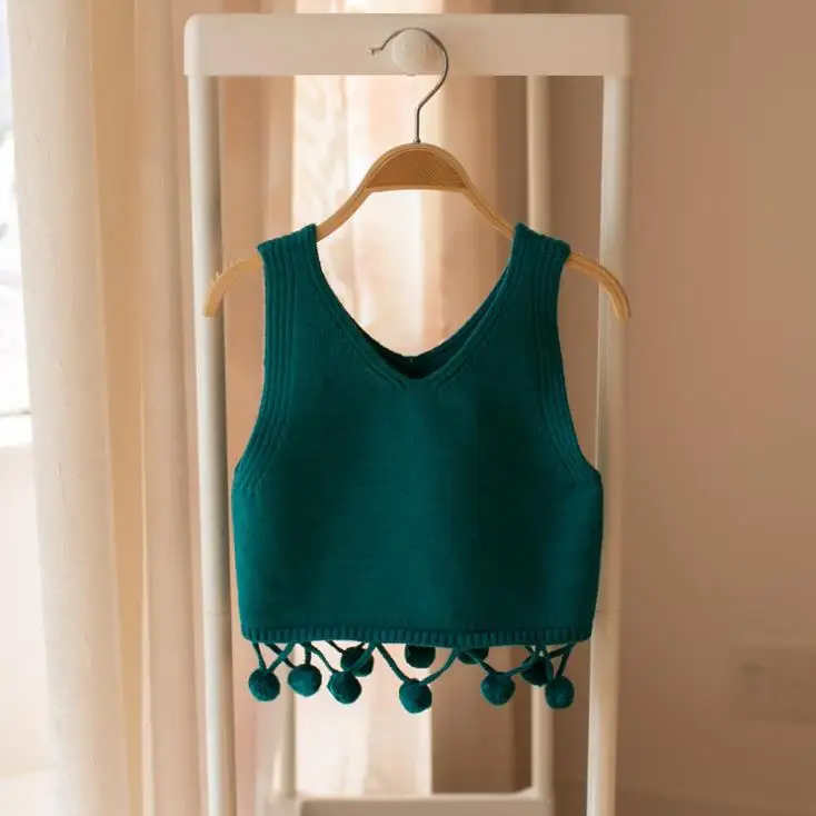 Свитер для маленьких девочек жилет модные свитера без рукавов милая вязаная