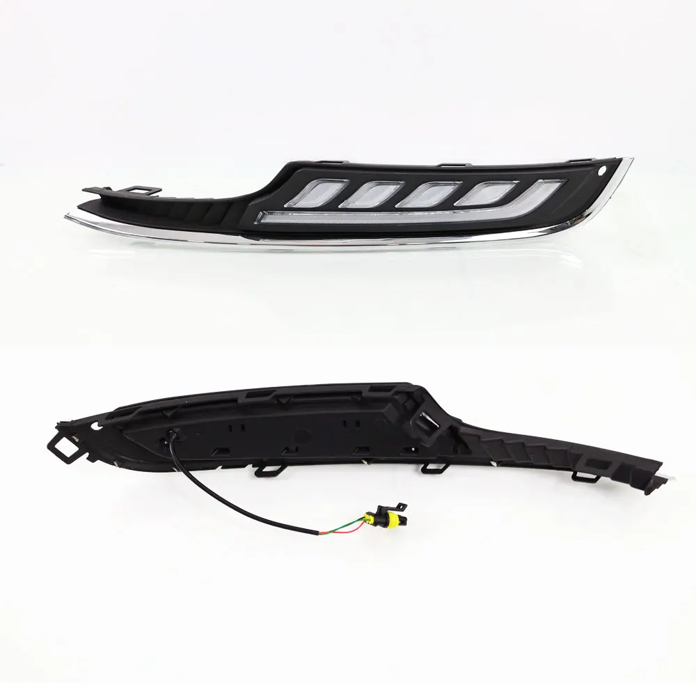 DRL Дневной светильник для Volkswagen Golf7 2013 2014 2015 2016 левой и правой стороны Белый желтый