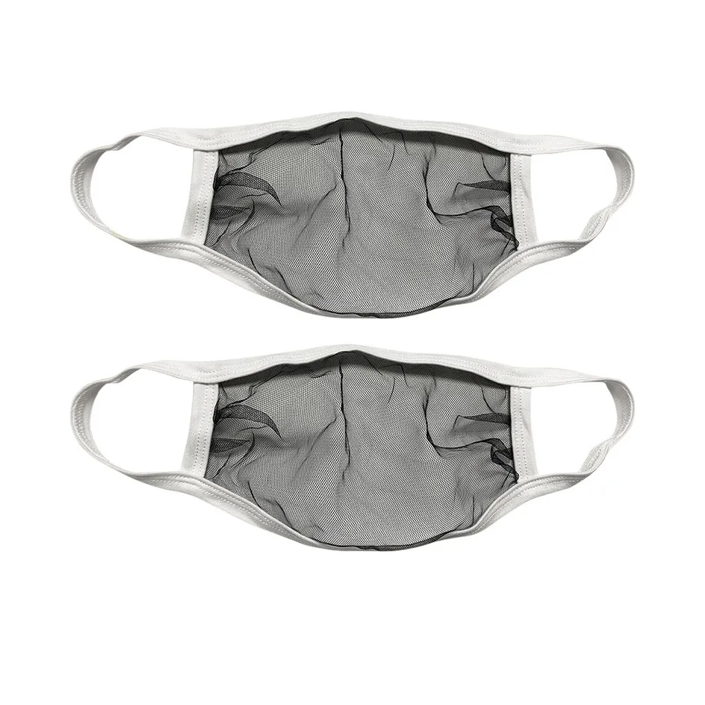 

1/2/3/4/5/10pc Mask Adult Mesh Breathable Mask Washable Reusable Pollution Visible Cover Face Masks Deaf Community Mouth Mask