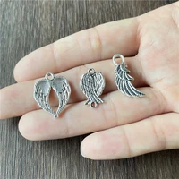 ju yuan 180pcs charm wings angel pendant connecting piece for jewelry making diy bracelet necklace accessory material
