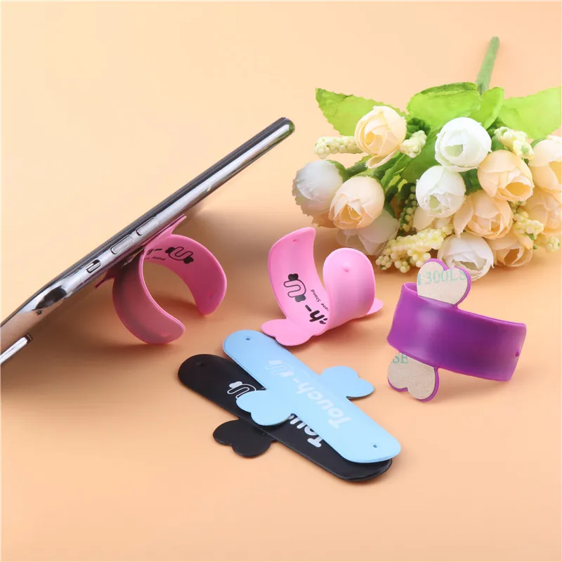 3 шт силиконовый сенсорный u-образный держатель телефона для iPhone samsung Xiaomi подставка волшебные наклейки присоска кронштейн для телефона