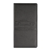 car registration %e2%80%8binsurance holder premium leather wallet case travel auto truck compartment accessories for basic information