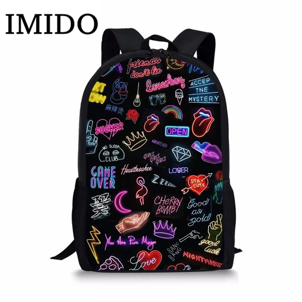 Лялина рок музыки школьная сумка для подростков мальчиков школьный рюкзак