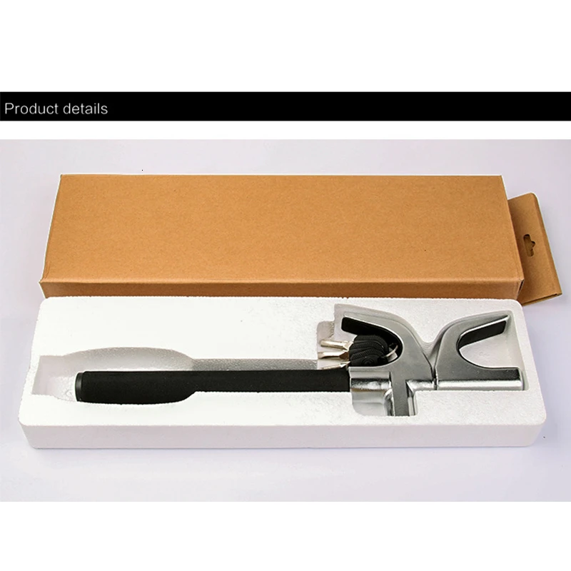 Замок на рулевое колесо Универсальный противокражный зажим сверхмощный замок