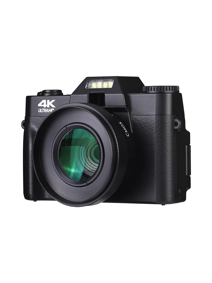 Цифровая камера 4K 3 0 дюйма ЖК-дисплей видеокамера с откидным экраном 16X цифровой