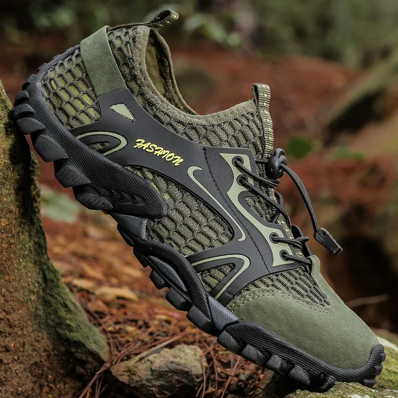 

New Large Size High Quality Men's Shoes 2021 Classic Outdoor Leisure Quick-drying Versatile Shock-absorbing Sneakers