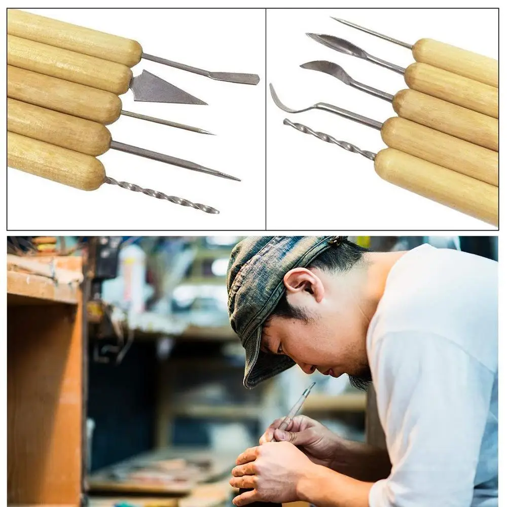 Набор инструментов для работы с гончарной глиной 14 дюймов|Инструменты