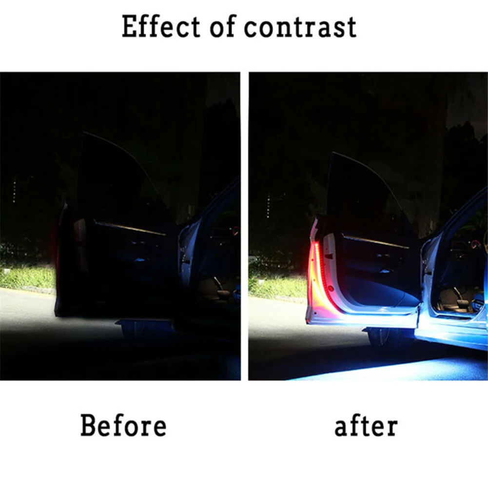 

Car Door Automotive LED Light Opening Warning Strip Light Anti-collision