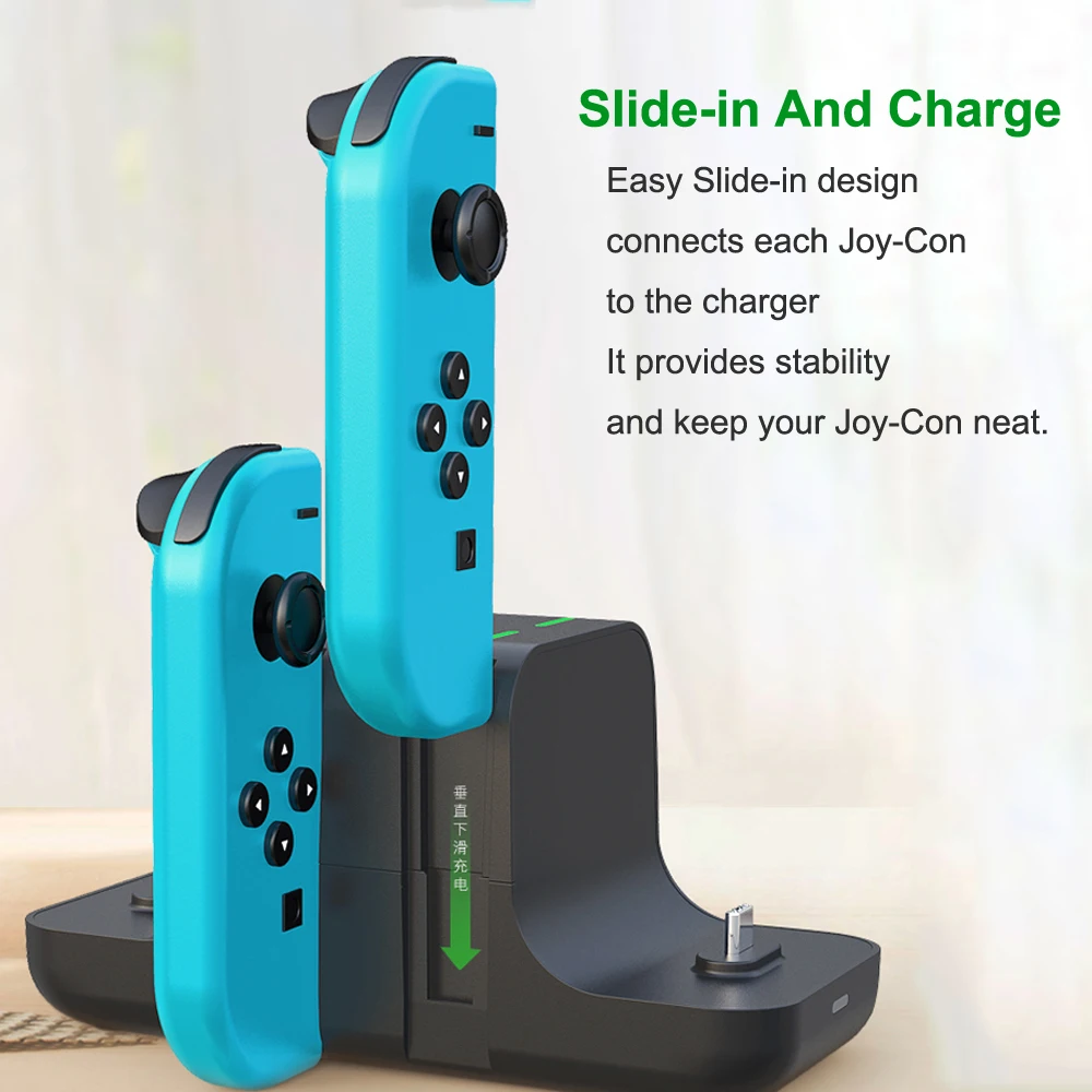 6 in 1 Charger station for Nintendo Swith with 4 Joy-Cons and 2 pro Controllers Charging docking | Электроника