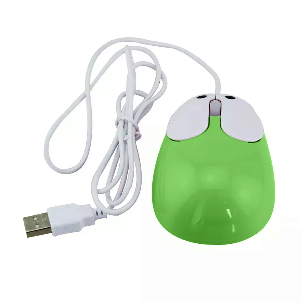 Новинка 800 DPI 3D оптическая проводная USB мышь милая мультяшная с кроликом raton ordenador