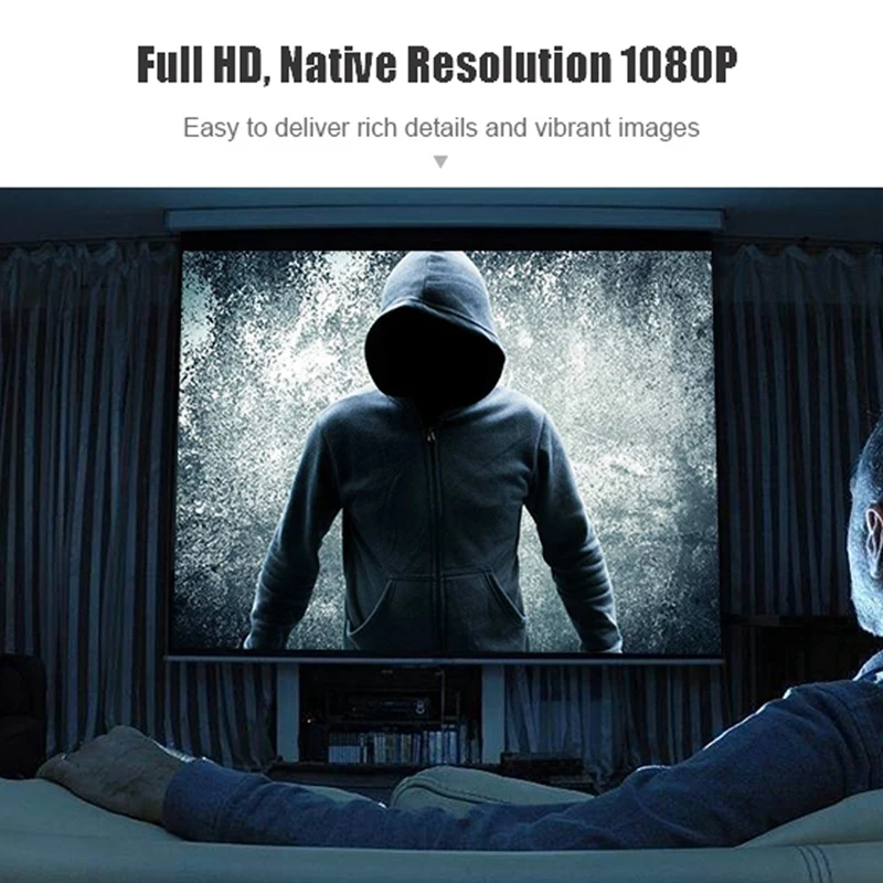 F30 ЖК-проектор Fhd 1920X1080 P 4200 люменов 50000Hrs лампа жизни дома развлечения домашнего кинотеатра проектор американский стандарт