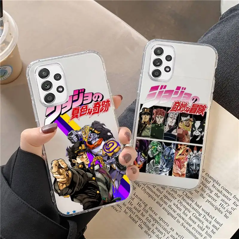 

JoJo's Bizarre Adventure JoJo Anime Phone Case Transparent For Huawei P20 P30 P40 honor mate 8X 9X 10i Pro Lite