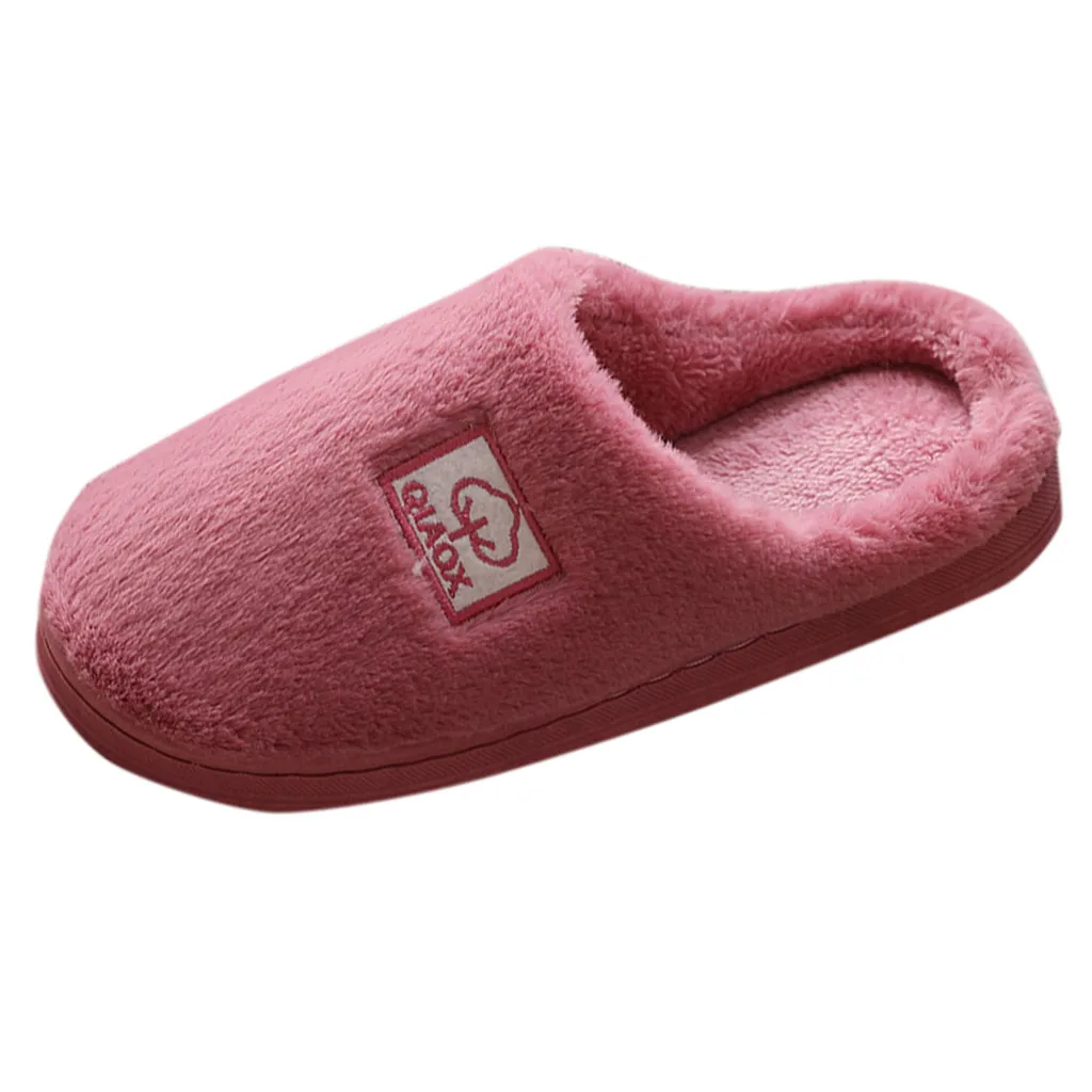 Women Warm Home Plush Soft Slippers Large Size Casual Plus Velvet Shoes woman Comfortable Winter Cotton Indoors | Обувь