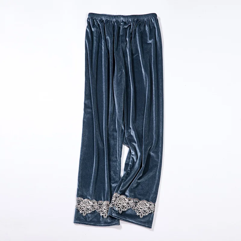 Сексуальный женский Велюровый комплект из 4 предметов: топ на бретелях и штаны с