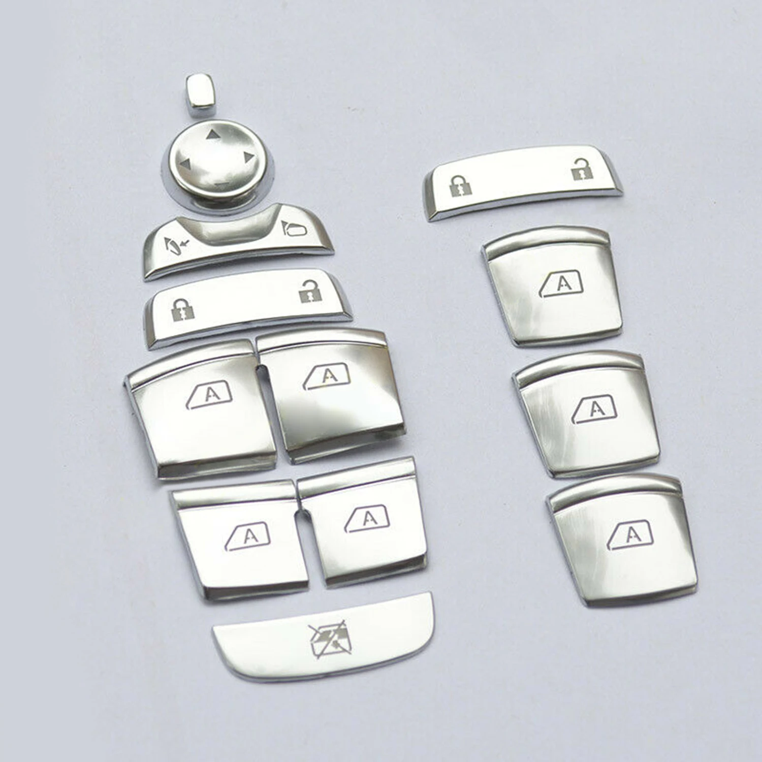 

13Pcs High Quality Of ABS Window Lift Switch Button Cap Cover For Infiniti Q70 Q70L 2014-Nice Interior Accessories