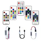 Диммер с радиочастотной симфонией, мини-контроллер с цветным пикселем, 3 клавиши, 14 клавиш, 17 клавиш, 21 клавиша, WS2812B, WS2811, WS2815, WS2813