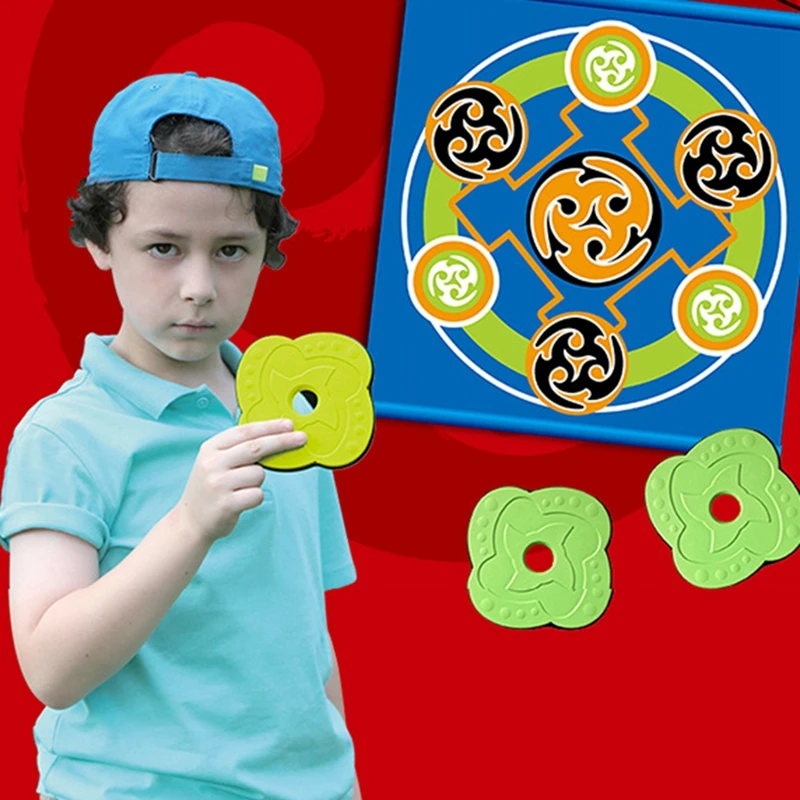 

Magnetic Cross-border Sticky Ball Flying Cross-border Meteor Hammer Target Set Kindergarten Darts EVA Darts