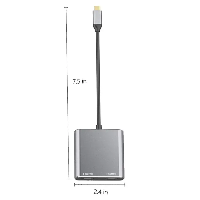Для Samsung Dex Galaxy S10 / S9 для HDMI Type C адаптер 4K Dual USB 3 0 кабель зарядный порт конвертер