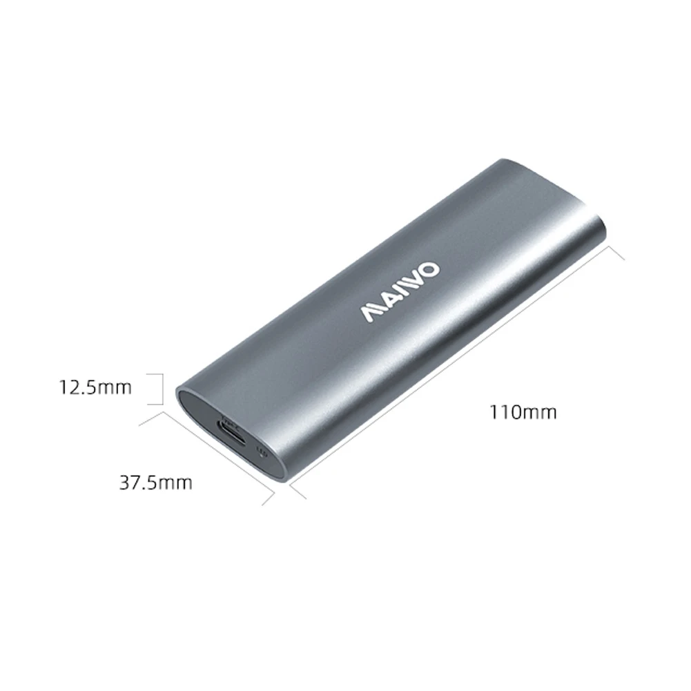 K1689 M.2 NVME SSD Box NMVE SATA чехол Корпус для жесткого диска 2230/2242/2260/2280 USB Type C адаптер |