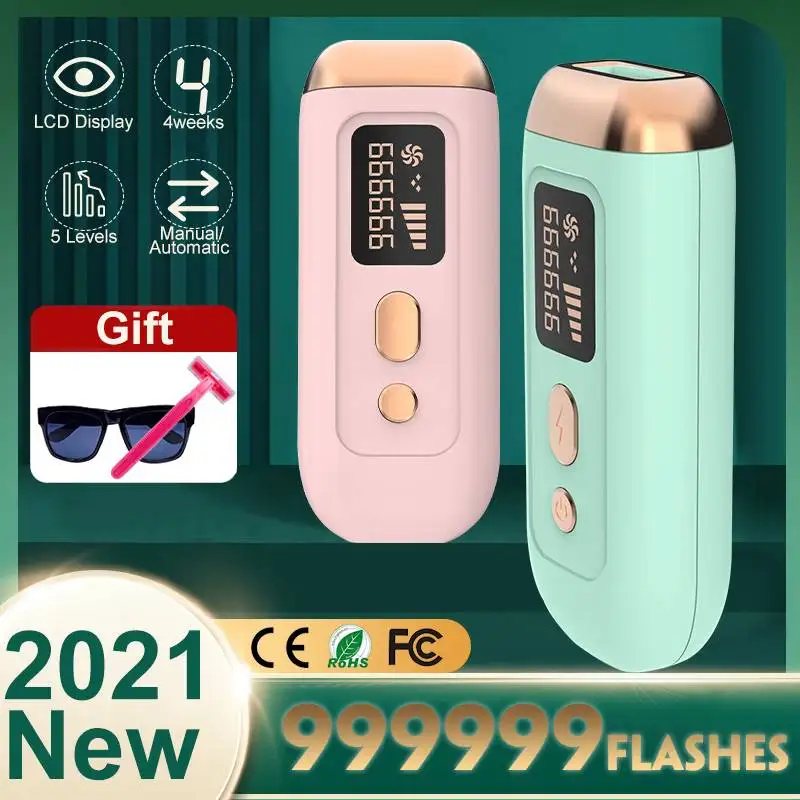 

Лазерный эпилятор 9999999 вспышка IPL профессиональный Перманентный ЖК-дисплей лазерная эпиляция Для женщин средство для безболезненного удал...