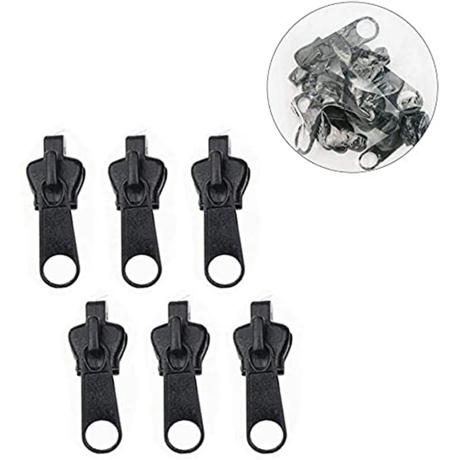 Закрепите молнию 6 шт. слайдеры на молнии Универсальный Съемный наконечник #3 | Дом