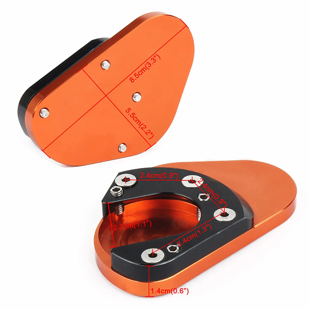 Алюминиевая Подставка для мотоцикла с ЧПУ боковая подставка удлинитель KTM Duke RC 125