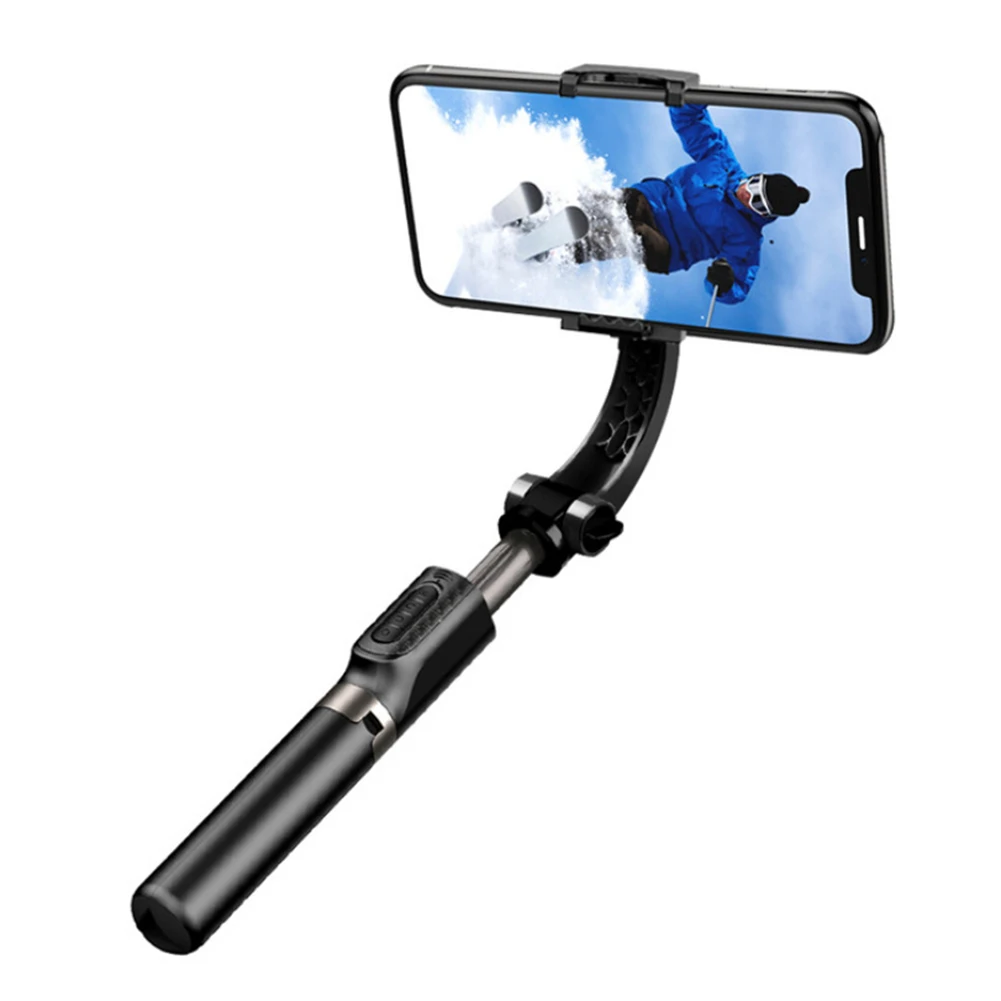 

Universal Mobile Phone Selfie Stick Anti-Shake Gimbal Stabilizer with Tripod Rotatable Handheld Tripod Selfie Holder For Live