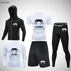 Костюм спортивный Мужской Быстросохнущий из футболки и брюк