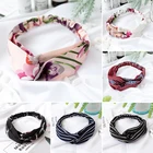 Повязка для волос женская с узлом, цвет в ассортименте, плотная повязка на голову