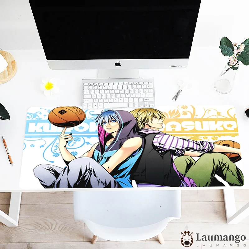 

Kuroko no Basket anime mouse pad gamer play mats scrivania gaming accessories Mousepad Desktops game mouse mat rubber mat