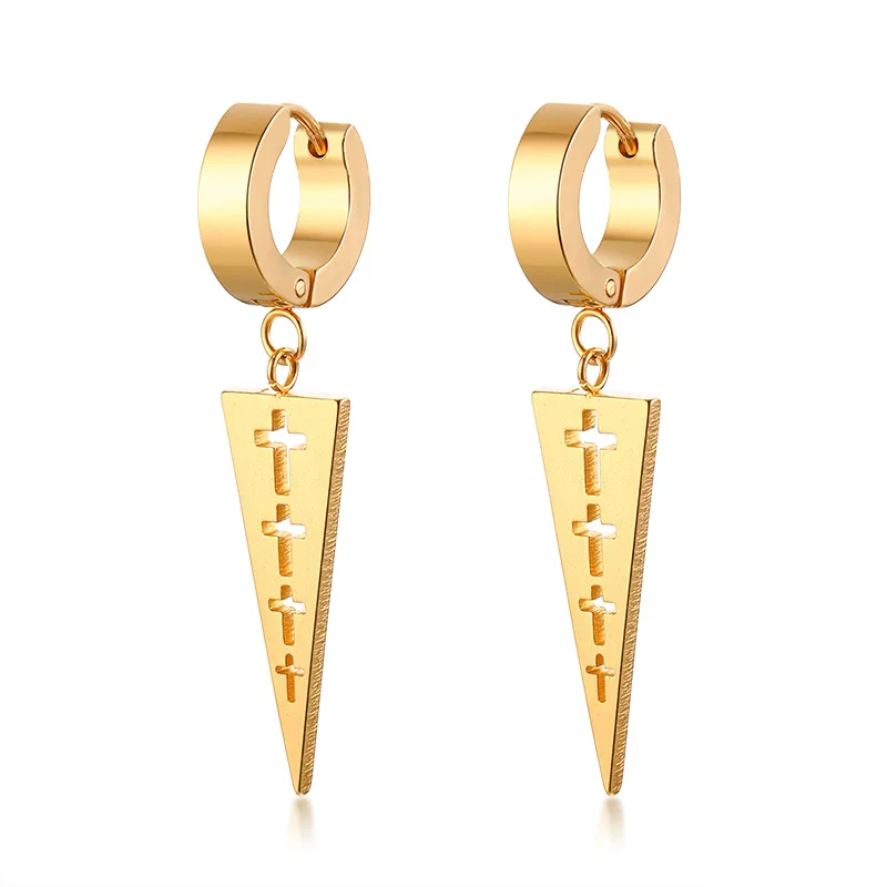 

JHSL Brand Punk Women Charm Long Drop Dangle Earrings Gold Color Cocktail Party Girlfriend Mother Gift Fashion Jewelry