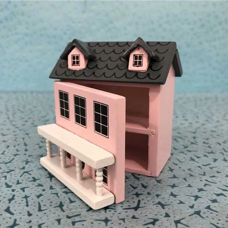 Mini Small House Model Dollhouse Furniture Miniature Room Boxes 1:12 Doll Miniatures 1/12 Accessories | Игрушки и хобби