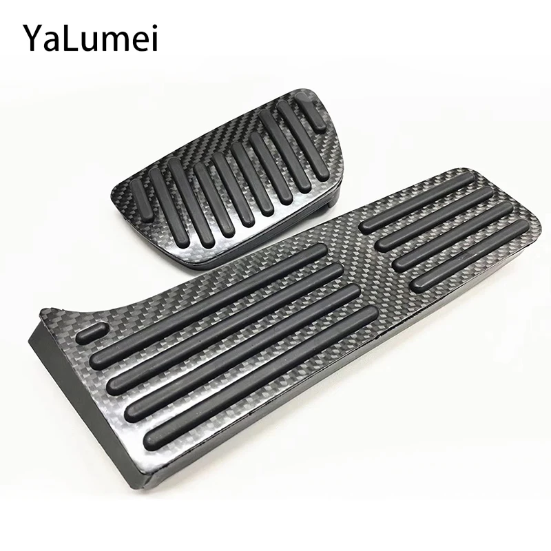 Накладка на ножную педаль топливного тормоза из углеродного волокна для Toyota Camry 70