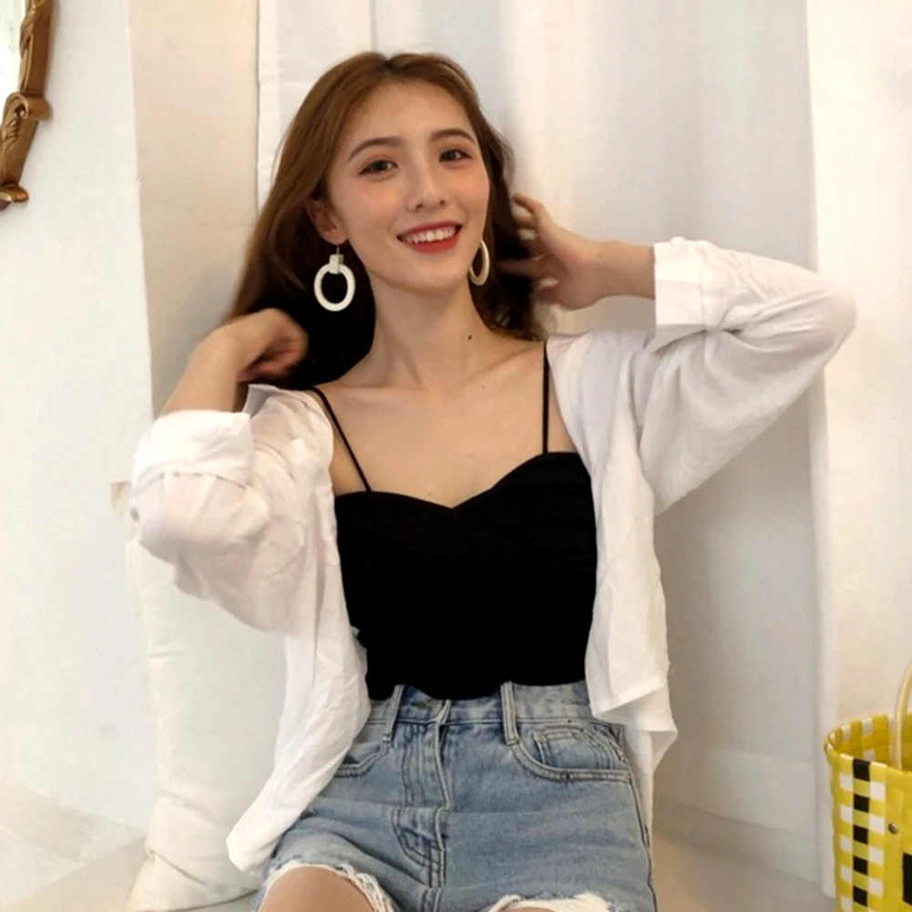 Женский облегающий Трикотажный жилет без рукавов с рюшами укороченный топ на