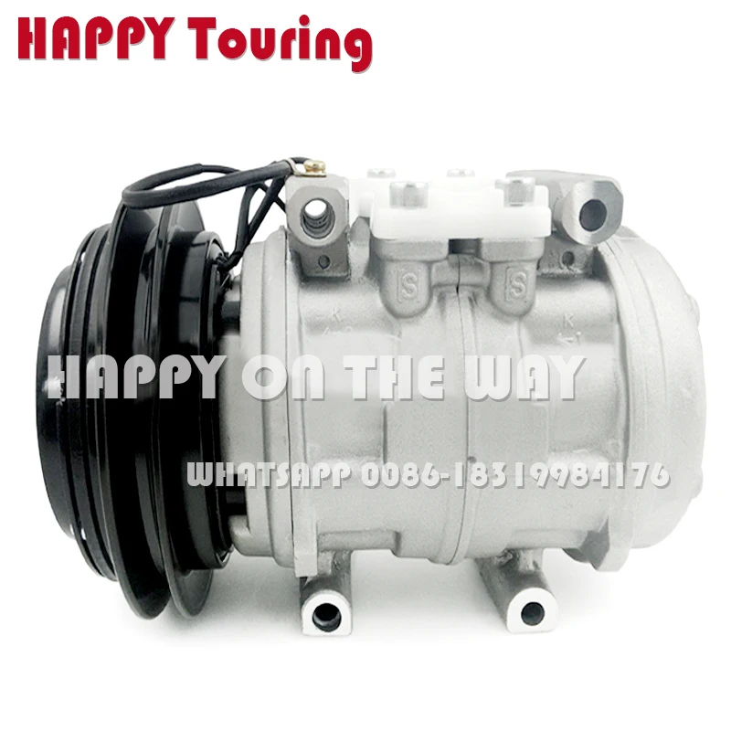 

DR1015C 10P15C Compressor for Mitsubishi L300/Delica 4D56 for Mitsubishi Compressor MR175655 CSA201A148 447200-7744 4472007744