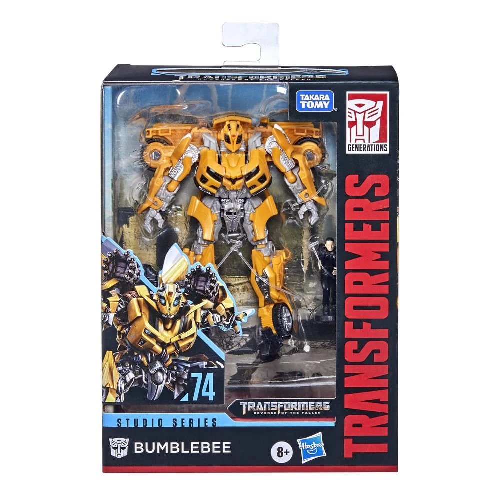 Игрушка TRANSFORMERS F0787 Трансформеры Студио Класс Делюкс Бамблби с Сэмом Уитвики -