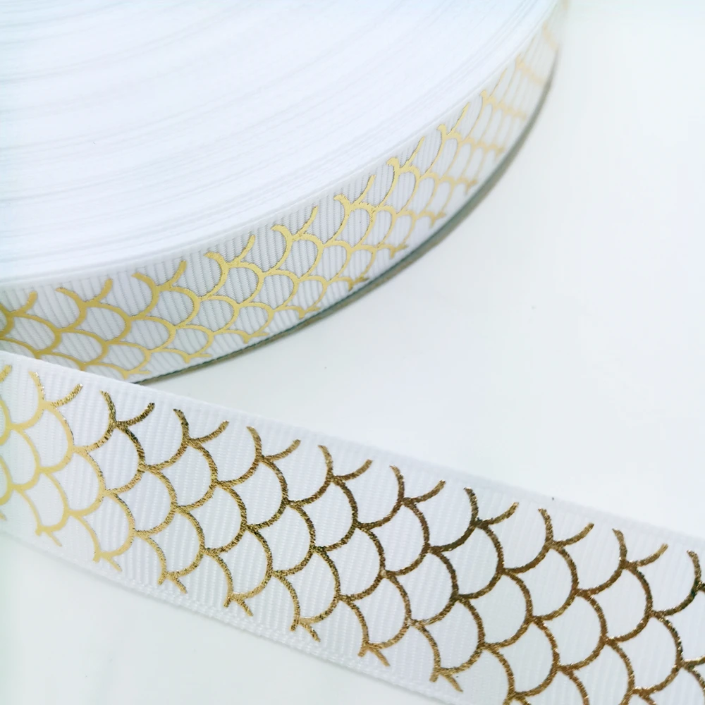 Новинка сделай сам 5 ярдов 1 дюйм 25 мм золотистая и серебристая лента в рубчик с