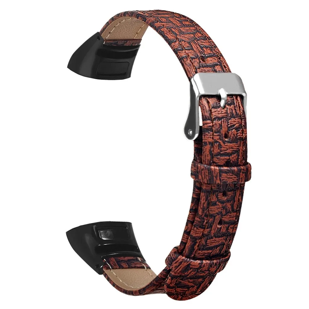 Замена волоконно-кожаных часов Ремешок Браслет для huawei Honor Band 5/4 унисекс тонкий ремешок 10 стилей роскошный модный подарок