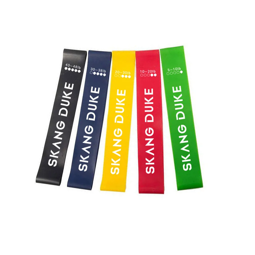 

Gym Workout Equipment 0.35mm-1.1mm Fitness Resistance Bands Set for Yoga Stretch Pull Up Assist Bands Crossfit Exercise Training