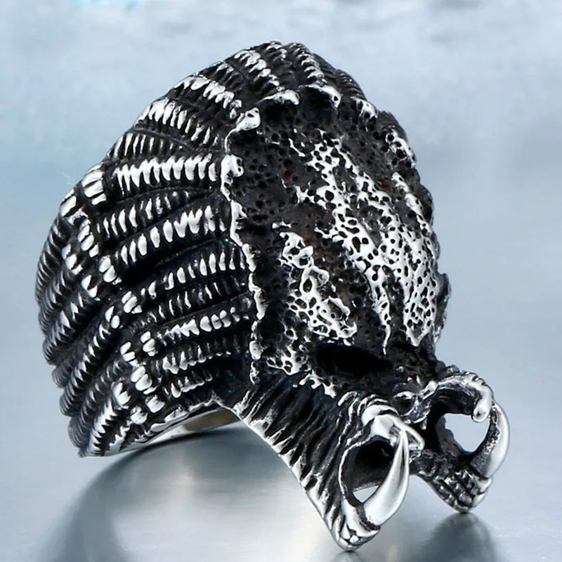 

2021 New European And American Hot-selling Popular Rings Men's Rings Fashion Wild Creative Punk Gothic Rings