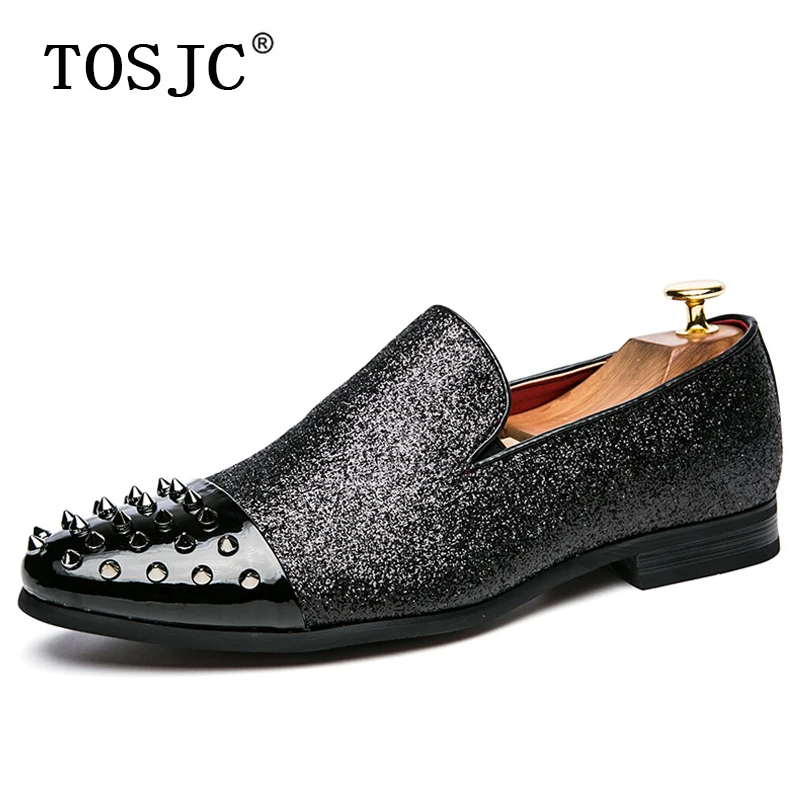 TOSJC/модные мужские лоферы Высококачественная свадебная официальная обувь с