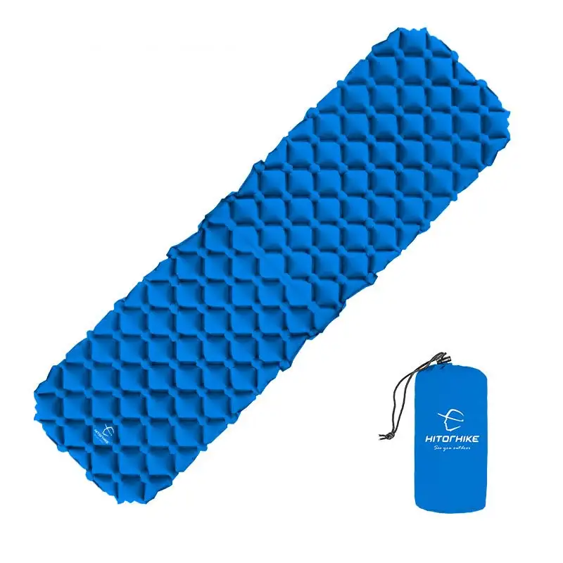 Zerbino Gonfiabile di Campeggio Esterna treccia Ultralight Letto Aria Portatile Sacco A Pelo Tenda Pad |