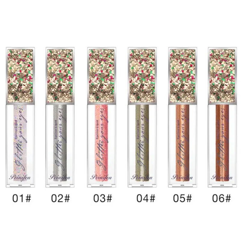 1 шт. блестящие жидкие тени для век косметическая подводка глаз ручка красоты