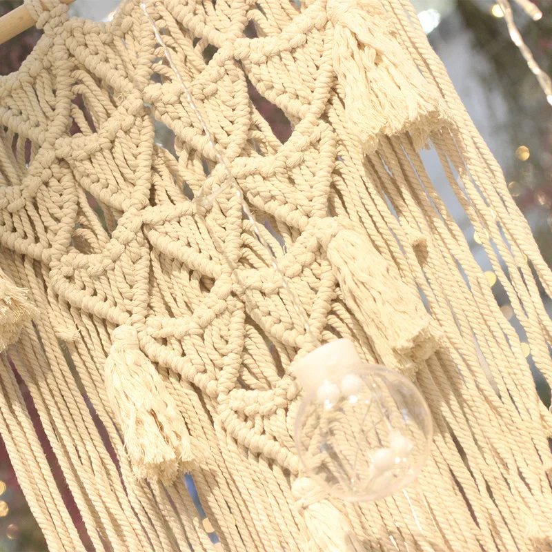 

Macrame Wall Hanging Tapestry Wedding Ceremony Living Room Sofa Headboard Decoration Boho Decor Tapestry Room Decoration